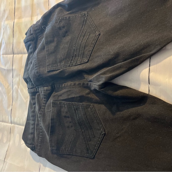 Black Trestles Supply Co Jeans with Embroidery on Back Pockets, Size 36 - Picture 9 of 10